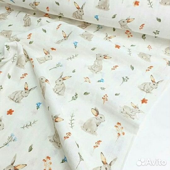 Муслиновые пелёнки ручной работы