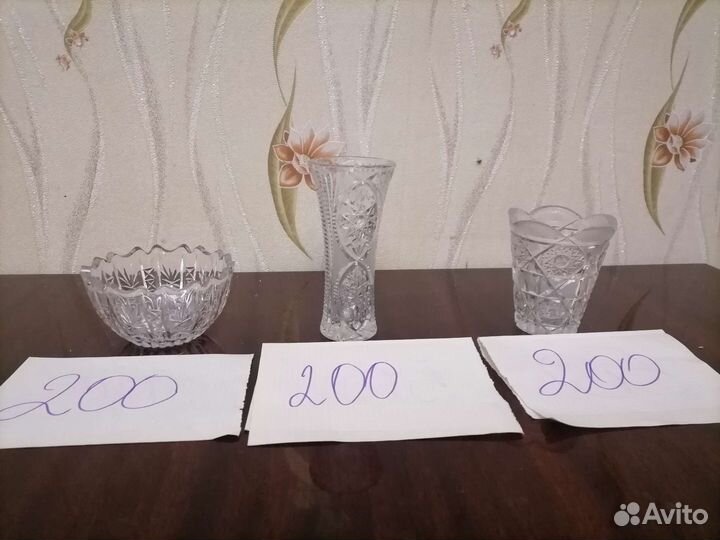 Хрусталь СССР и стекло СССР