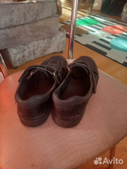 Туфли на мальчика 39 р. Натуральная кожа