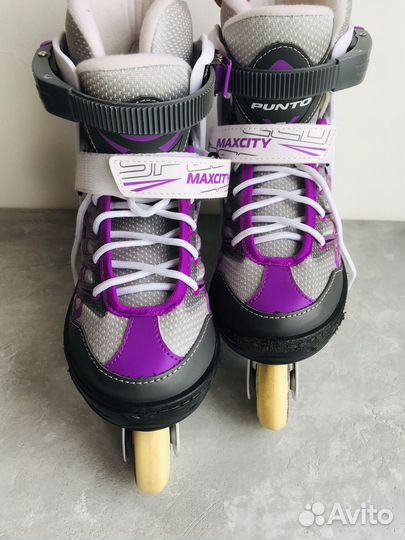 Ролики детские раздвижные р.35-38