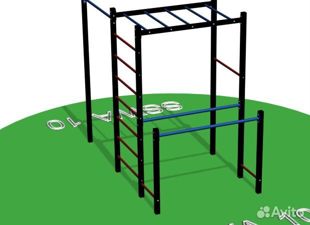 Уличный спортивный комплекс турник брусья