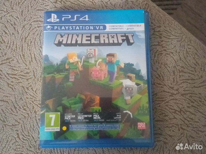 Диски на ps4 майнкрафт