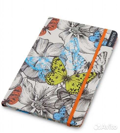 Блокнот бол. Тропические бабочки (твердая обложка) A2115435