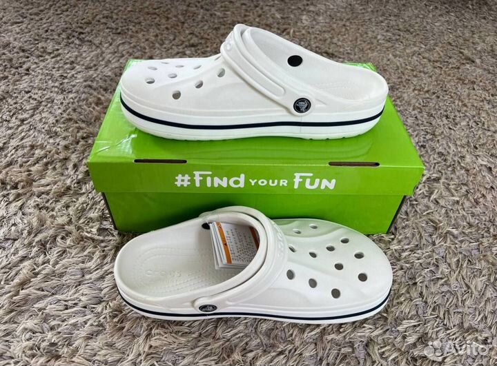Crocs белые