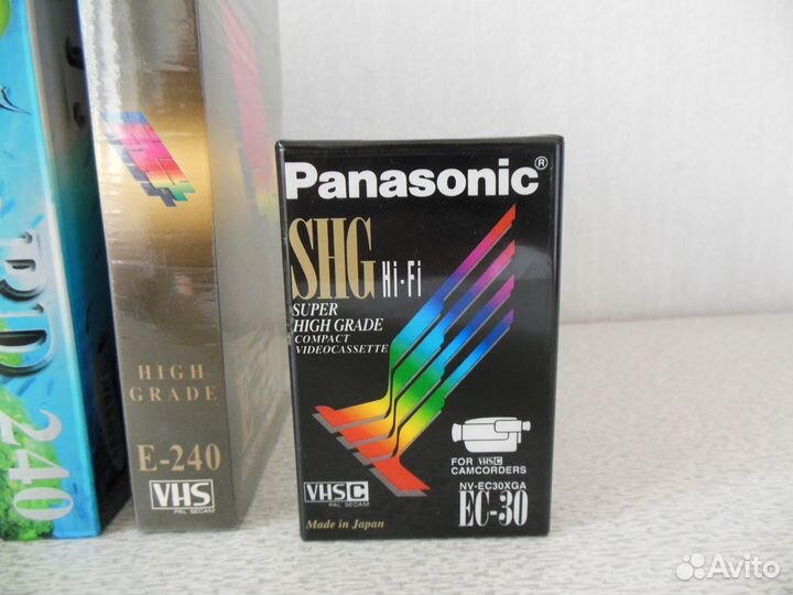 Видеокассеты VHS новые запечатанные