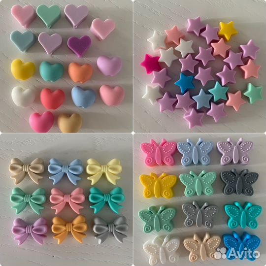 Фурнитура для силиконовых грызунков прорезывателей