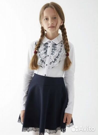 Рубашка нарядная школьная 128 134