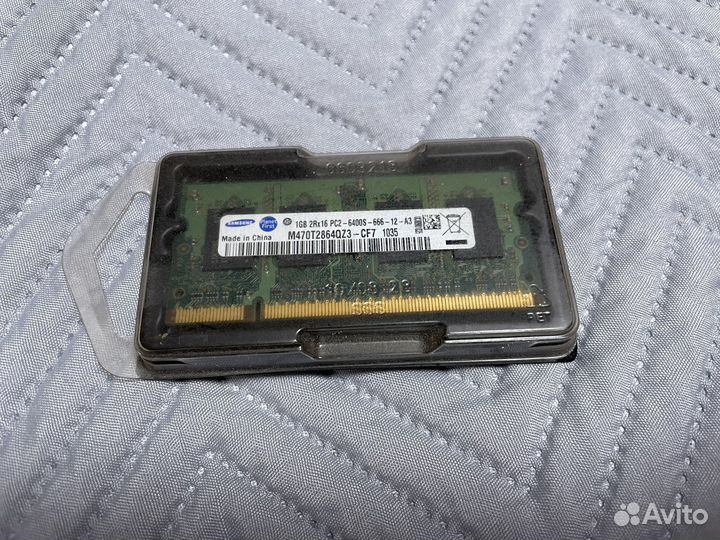 Оперативная память Samsung sodimm DDR2 1gb