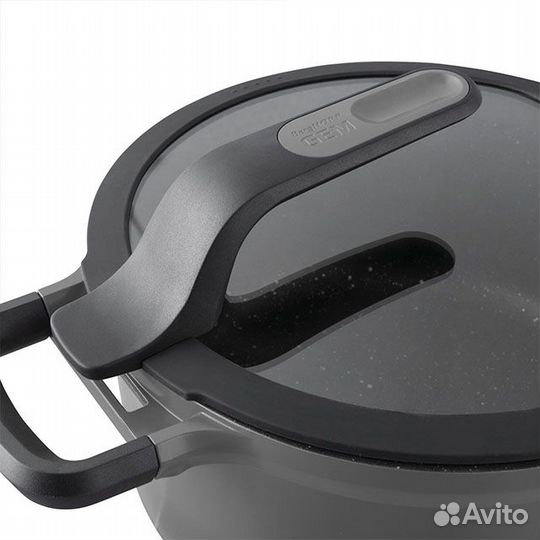 Сотейник со стеклянной крышкой berghoff Gem grey