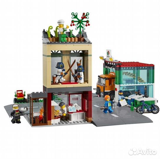 Конструктор Центр города / Сити 842 деталей (City