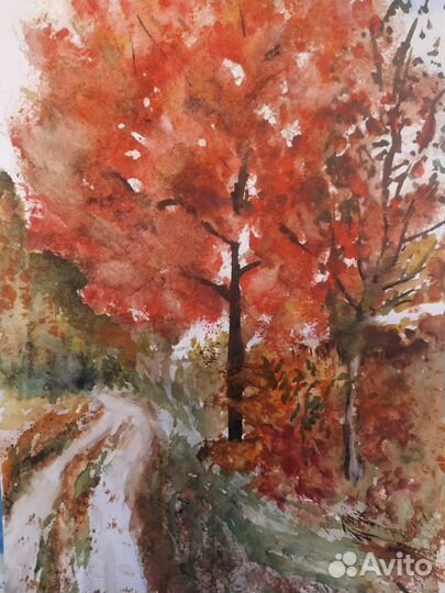 Картины акварелью