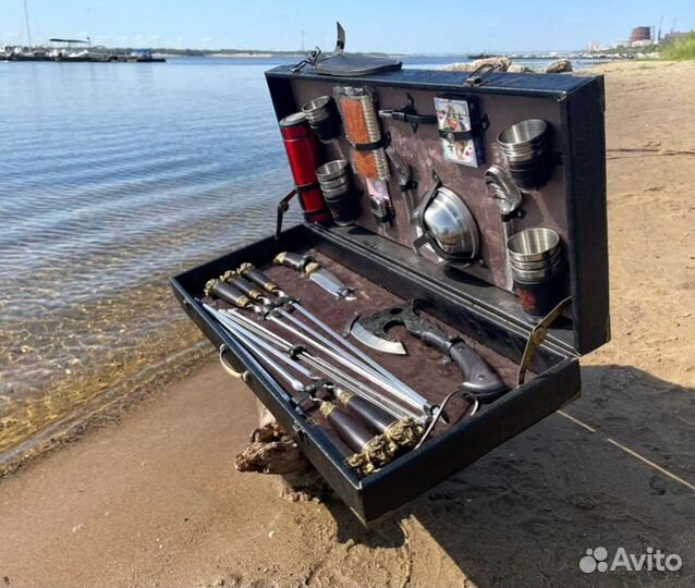 Шашлычный набор в кейсах/ чехлах