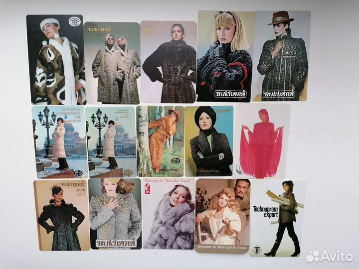 Календарики пластик Девушки, природа