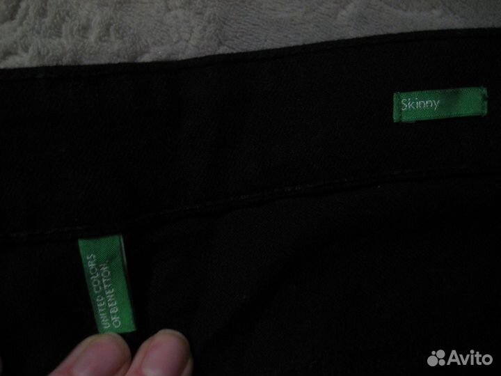 Отличные плотные джинсы-стрейч Benetton Италия р