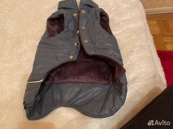 Жилетка пуховая для щенков и небольших собак