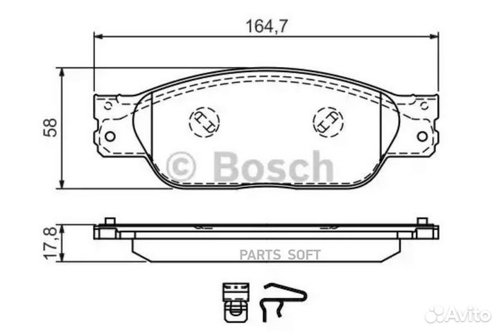 Дисковые колодки передние jaguar
