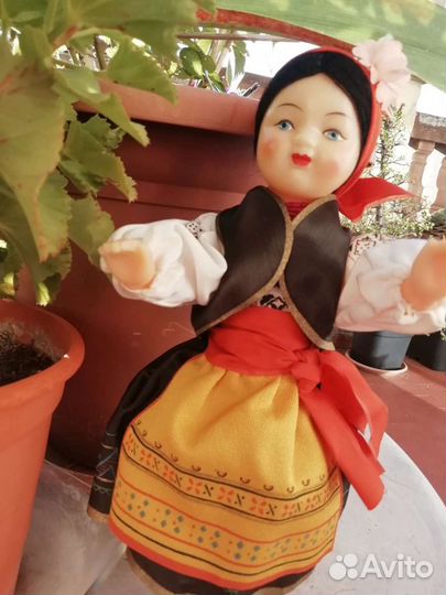 Кукла СССР, молдованка. 79-80х гг