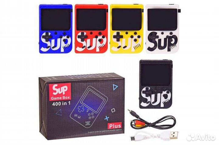 Портативная приставка Sup 400 игр в кармане