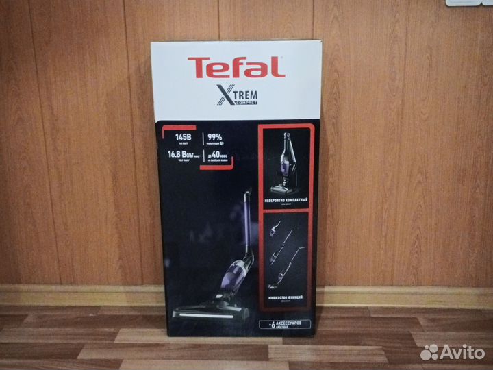 Вертикальный пылесос tefal