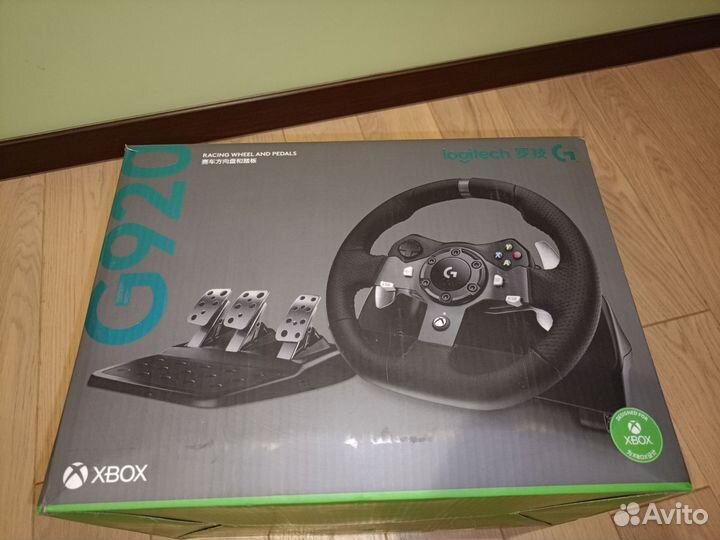 Руль logitech g920. В идеальном состоянии