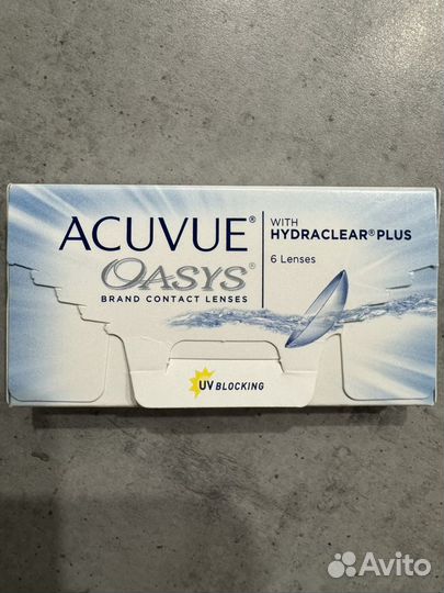 Контактные линзы acuvue oasys