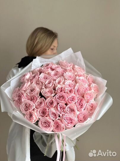 Ароматные пионовидные розы Pink O’Hara