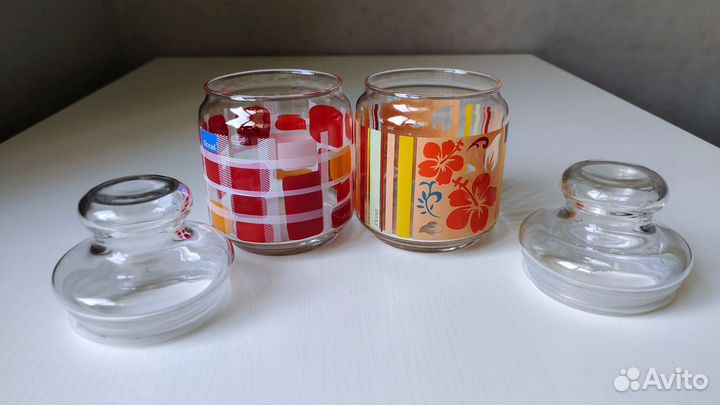 Банка для сыпучих продуктов стекло