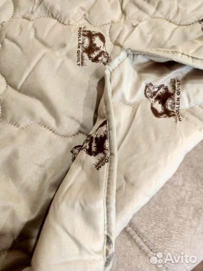 Одеяло из натуральной овечьей шерсти