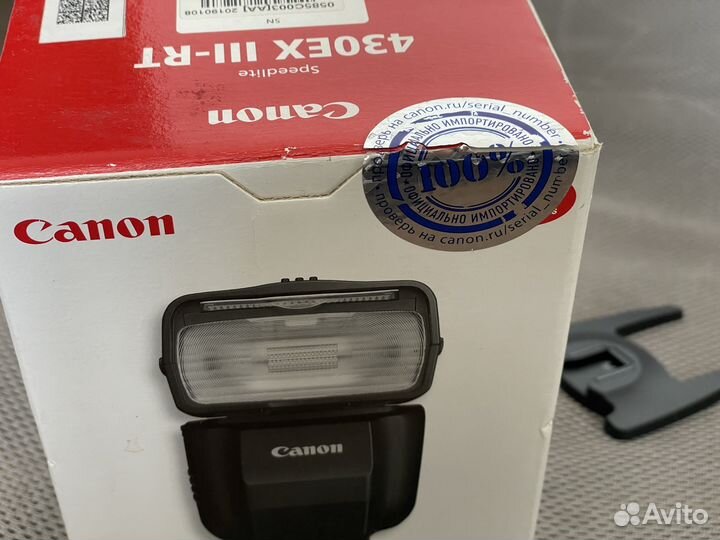 Вспышка камеры Canon 430EX III-RT