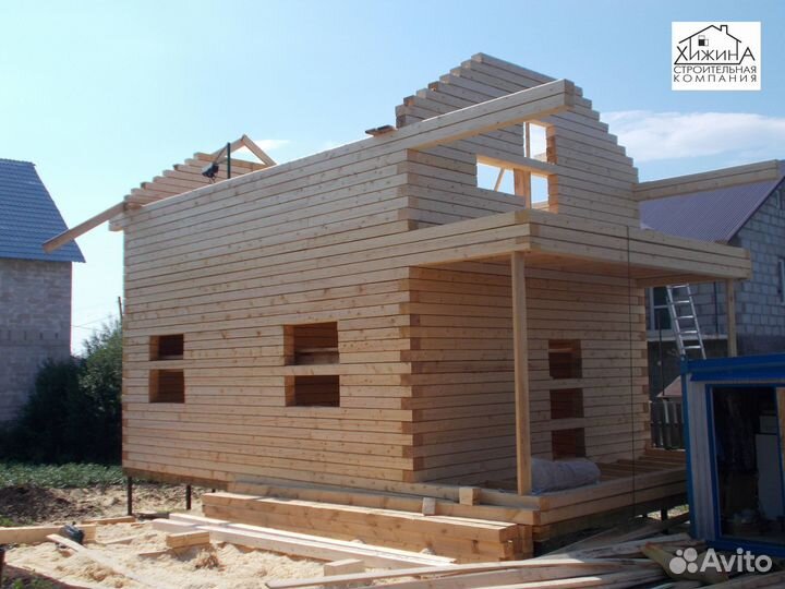 Дома срубы 6х8 из бруса строительство отделка