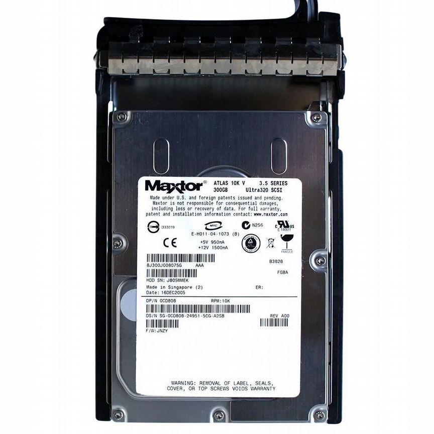 [CD808] Жесткий Диск Dell 300gb U320scsi 3.5" Hdd Cd808