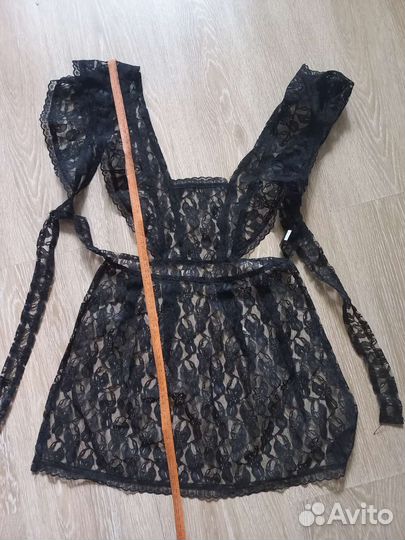 Школьный фартук черный