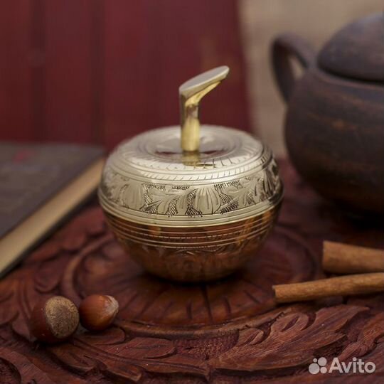 Сахарница 'Яблочко узорное' 7,5х7,5х7 см