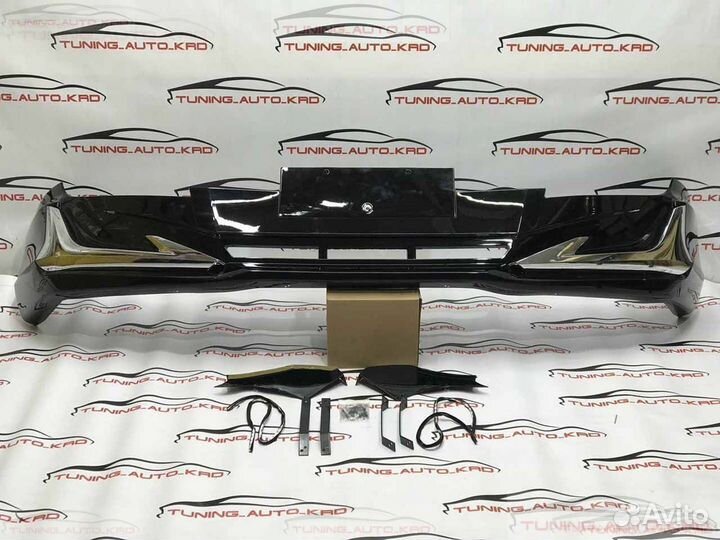 Губа передняя Toyota Land Cruiser Prado 120 V2353