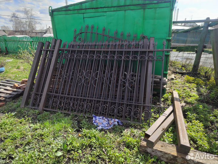 Забор бу, кованный