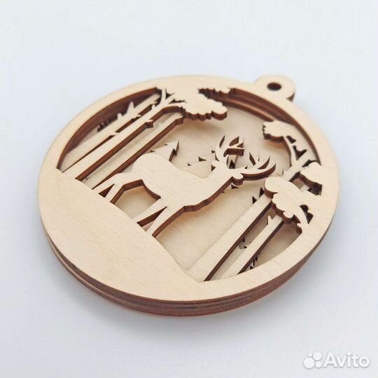 Новогодний шар - раскраска антистресс