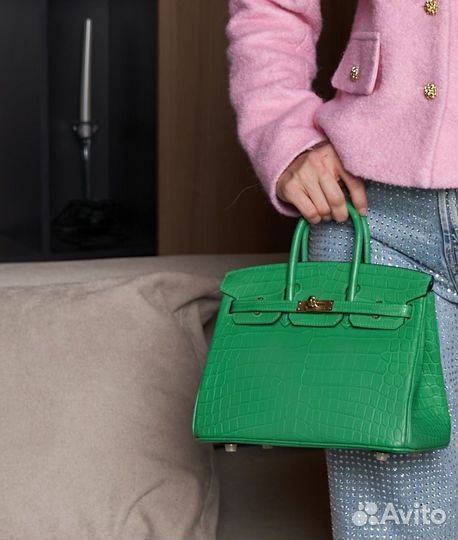 Сумка женская hermes birkin 25 крокодил