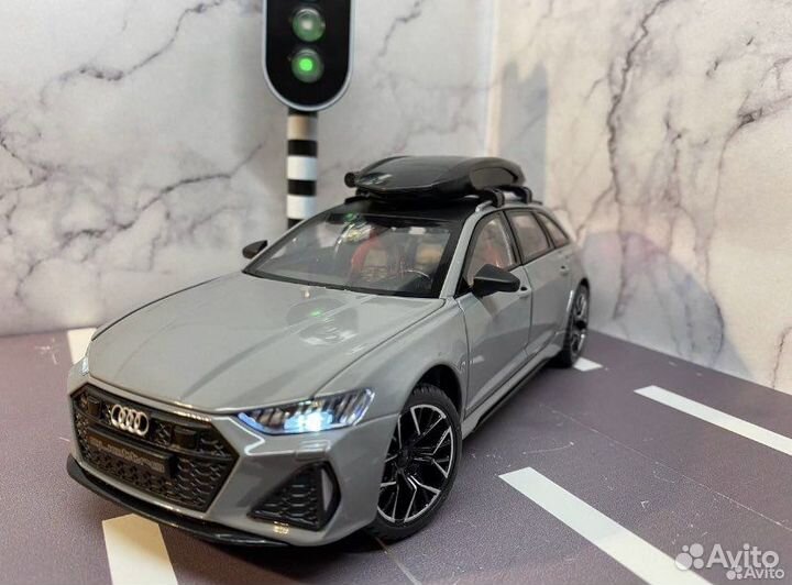 Металлическая машинка Audi Rs 6 Avant / Игрушка
