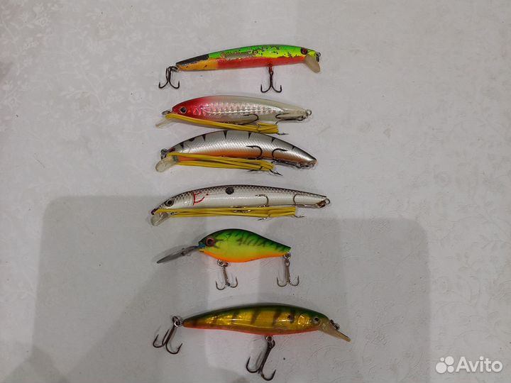 Воблеры, вертушки, колебалки для ловли хищных рыб