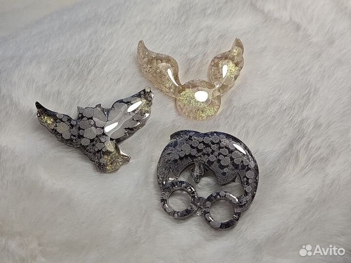 Брошь ручной работы