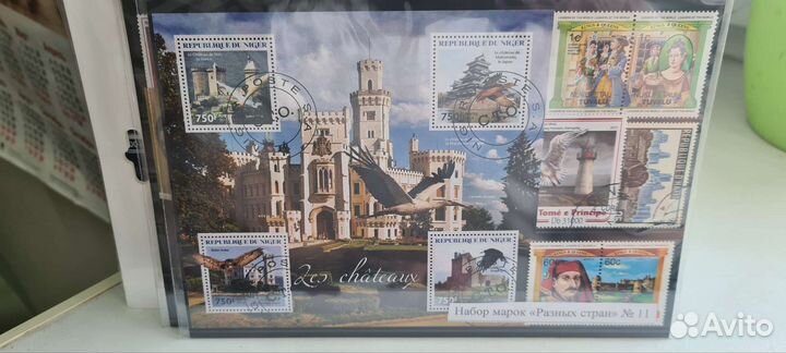 Набор марок разных стран,набор фауна,флора,космос