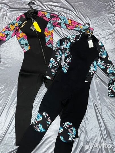 Гидрокостюм женский длинный 3 мм новый