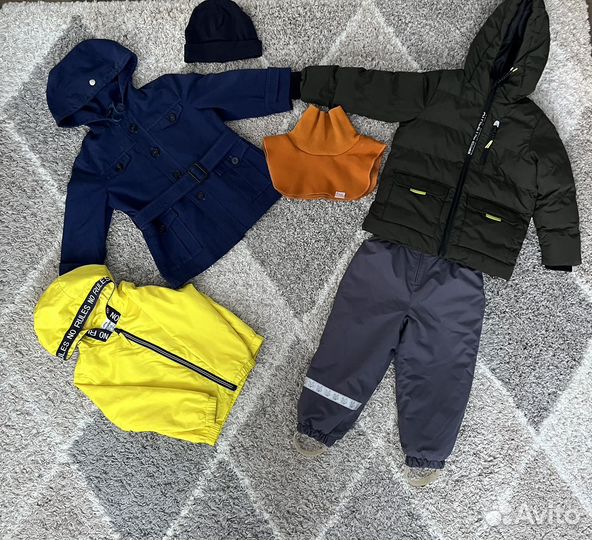 Пакет одежды на мальчика 98-104