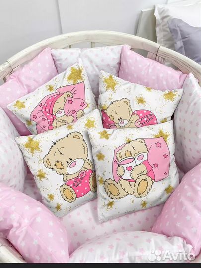 Бортики в кроватку