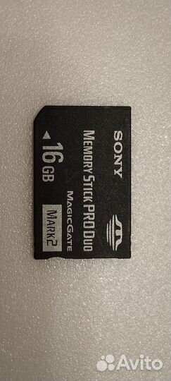 Карта памяти Sony Memory stck pro duo