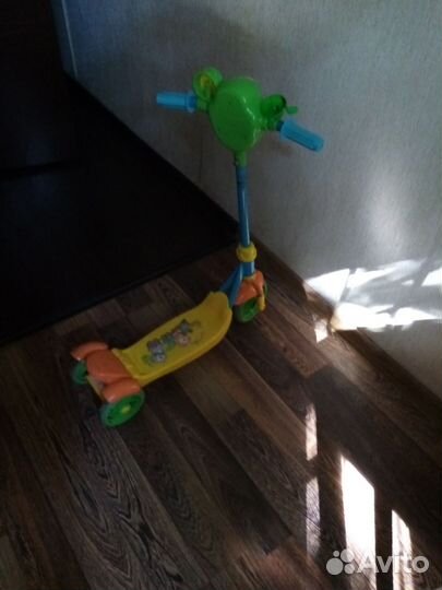 Самокат детский трехколесный бу