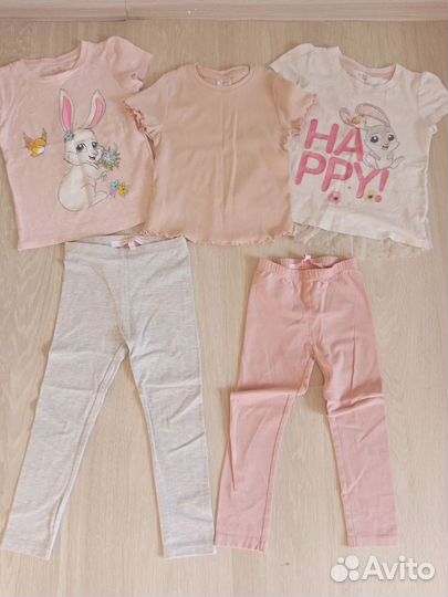 Одежда пакетом для девочки 3-4 лет