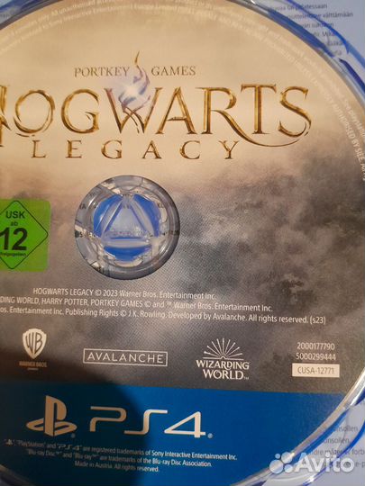 Hogwarts legacy ps4 диск бу