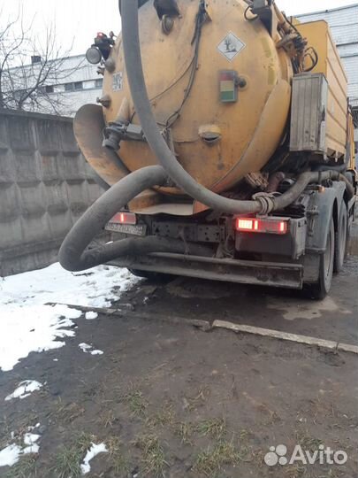 Прочистка канализации. Откачка септика с илом 24/7