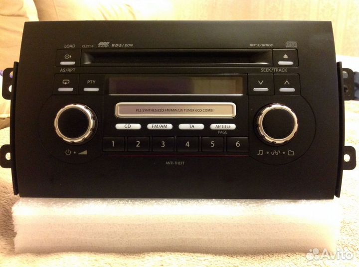 Штатная автомагнитола на Sudzuki SX4